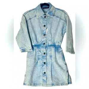 Retrofete - Distressed Denim Dress NWT